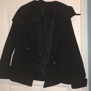Forever 21 Black Coat